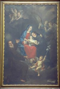 madonna in gloria coi santi